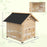 Wooden Duck House, Poultry Coop with Double Doors, Openable Roof