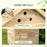 Wooden Duck House, Poultry Coop with Double Doors, Openable Roof