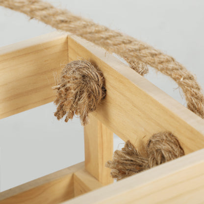 Molkky Game, Wooden Skittles Throwing Game with Carrying Box