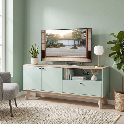 Entertainment Center with Adjustable Shelf for TVs up to 36 Inch