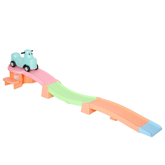 3(m) 4 Pieces Up and Down Kids Rollercoaster, for 2-5 Years, Orange