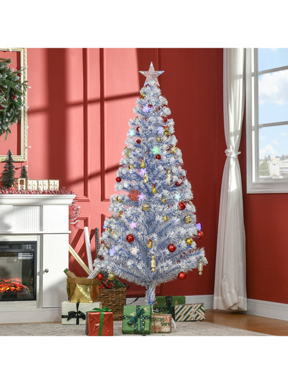 Artificial Fibre Optic Christmas Tree Seasonal Decoration w/ 26 LED