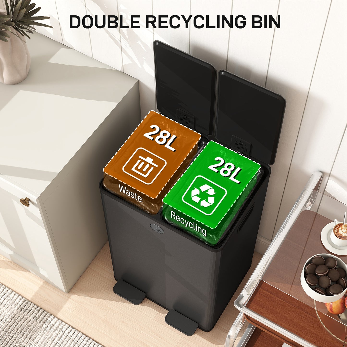 6x4ft Walk-In Polycarbonate Greenhouse Plant Grow Galvanied Aluminium