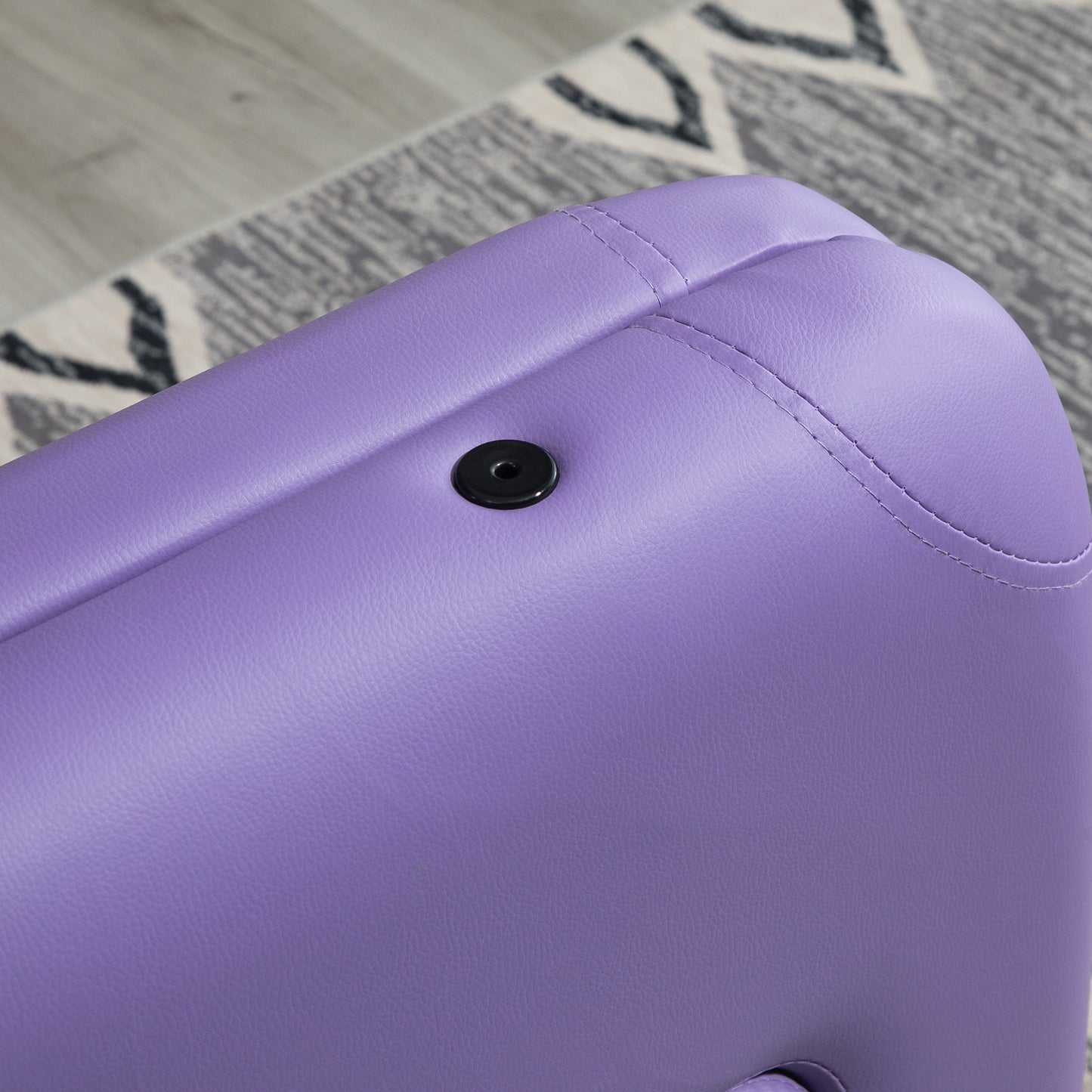 Portable Massage Bed, Folding Spa Beauty Massage Table with 2 Sections, Carry Bag and Wooden Frame, Purple