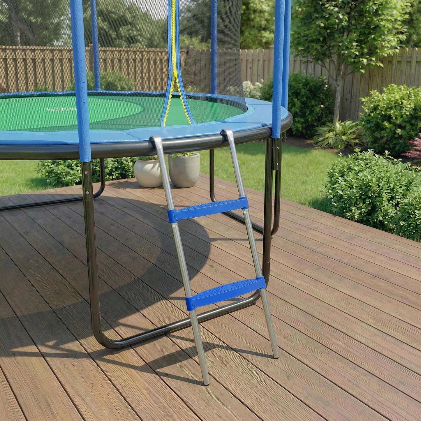 Trampoline Ladder, 2-Steps with Horizontal Wide Steps