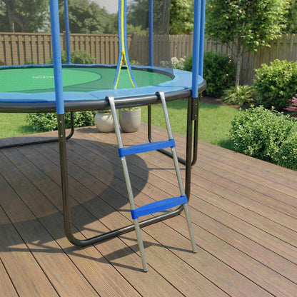 Trampoline Ladder, 2-Steps with Horizontal Wide Steps