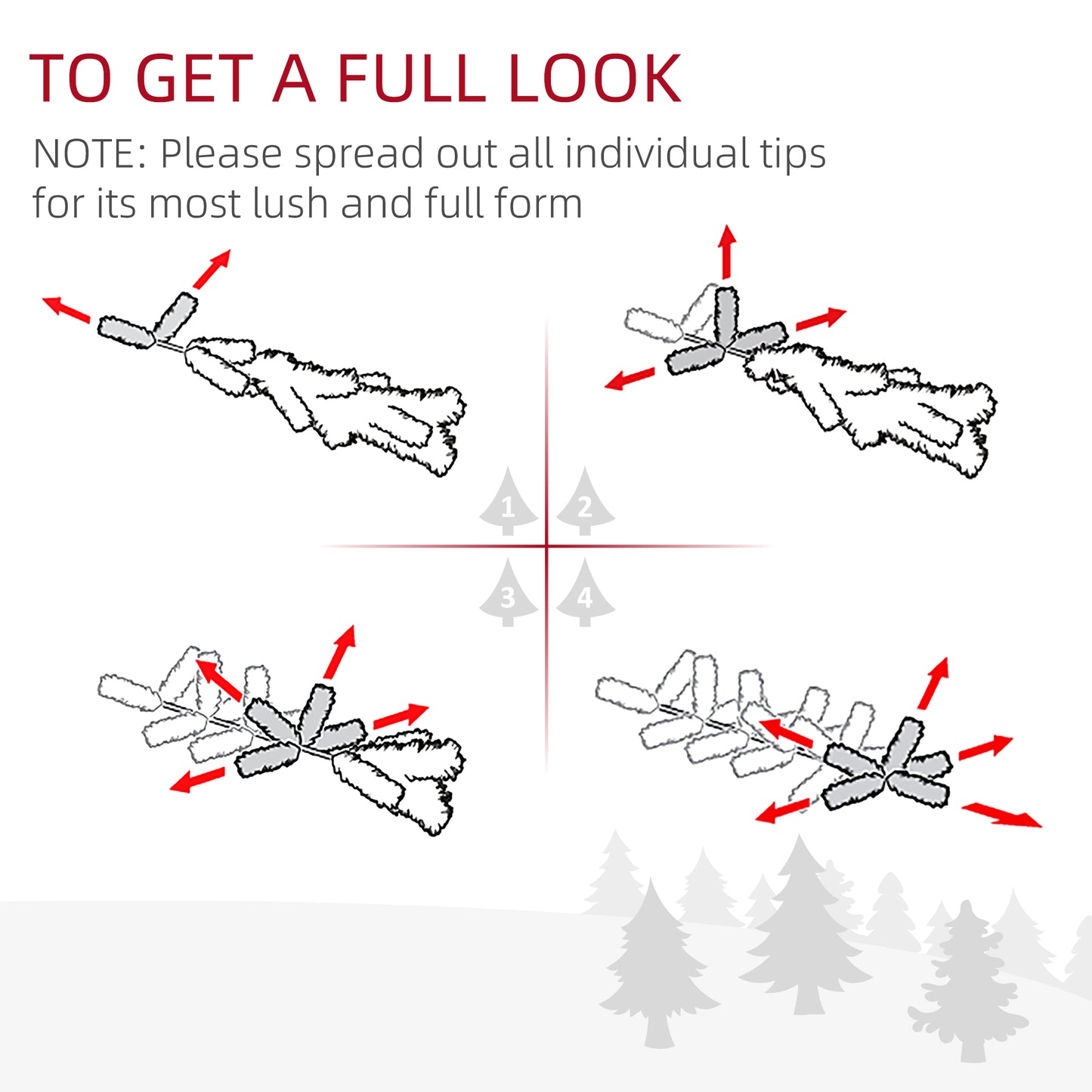 6FT Pencil Slim Artificial Christmas Tree with Study Stand Tips White