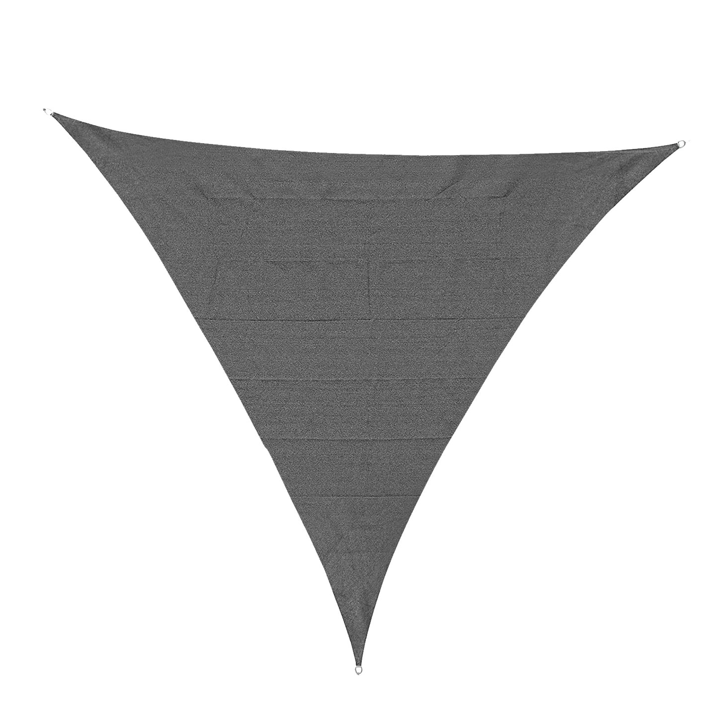 5x5m Triangle Sun Shade Sail UV Protection HDPE Canopy w/ Rings Grey