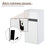 Modern Minimalistic Bathroom Storage Cabinet w/ Drawer Cupboard Adjustable Shelf Door Home Organiser Sleek Beautiful Freestanding Compact White