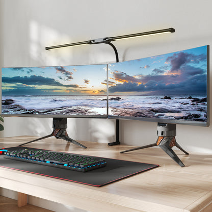 Double Head Table Lamp with 3 Colour Modes & 10 Dimmable, Black