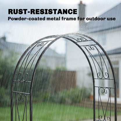 Garden Arch, Rose Arch, Black