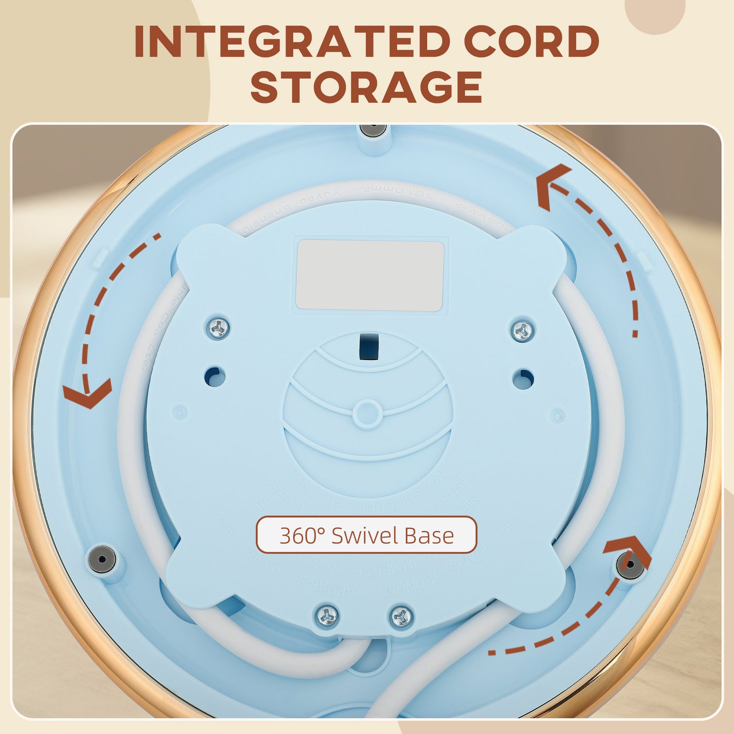 Electric Kettle, Fast Boil, 1.7L, 3kW, Swivel, Light Blue Ripple