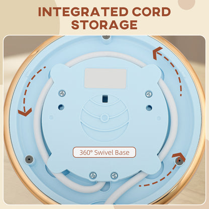 Electric Kettle, Fast Boil, 1.7L, 3kW, Swivel, Light Blue Ripple