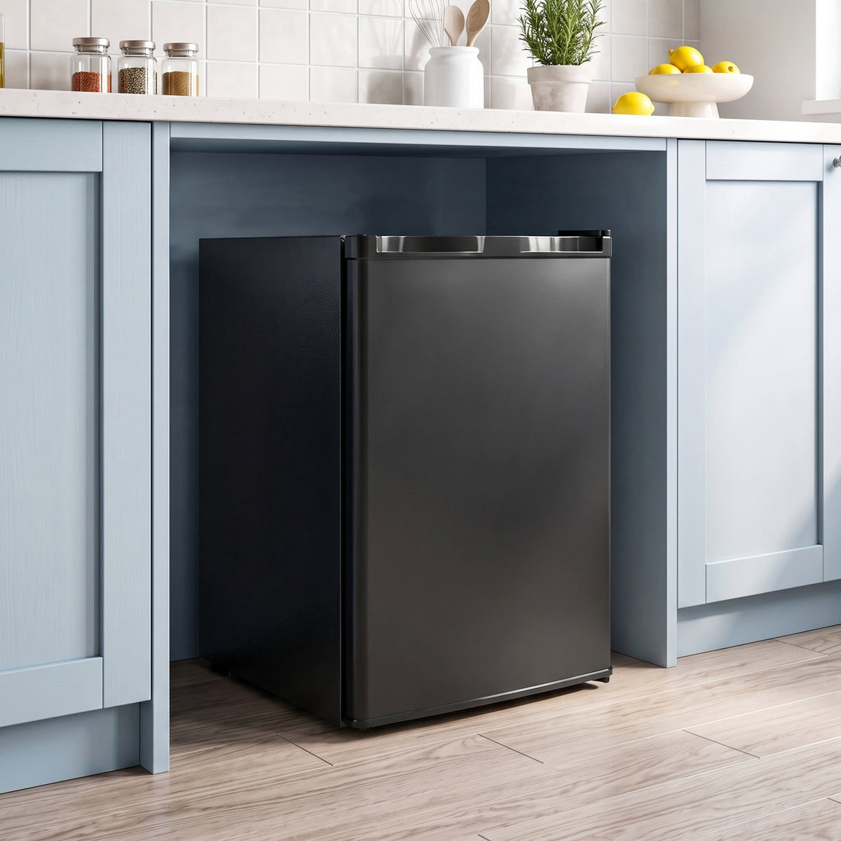59.1L Tabletop Freezer with Reversible Door - Black