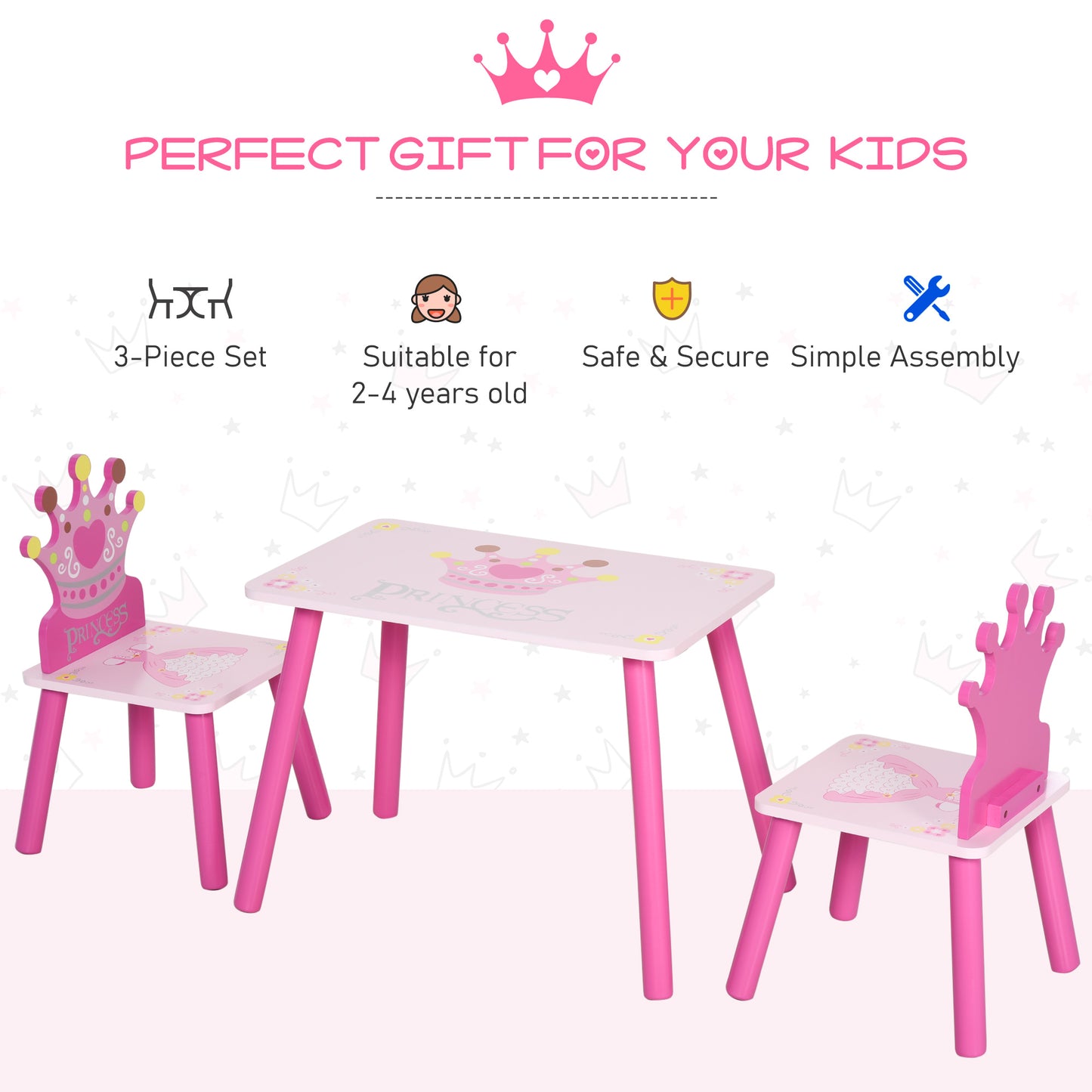 Kids Table and Chair Set