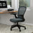 Ergonomic Office Chair, Mesh Desk Chair with Flip-up Armrest, Lumbar Back Support, Swivel Wheels, Grey