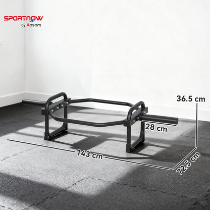 Olympic Trap Bar, 2" Hex Barbell Bar with 300kg Capacity
