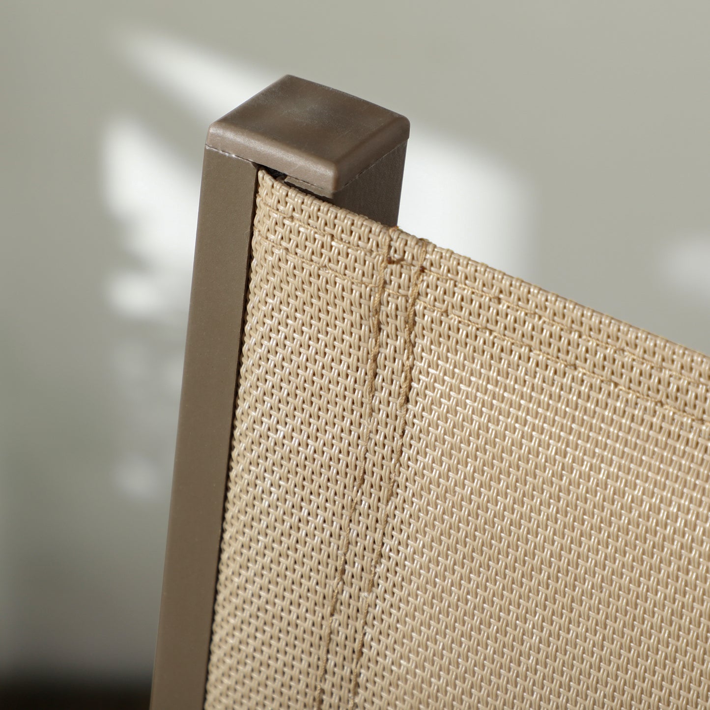 Set of Two Aluminium Stacking Garden Chairs