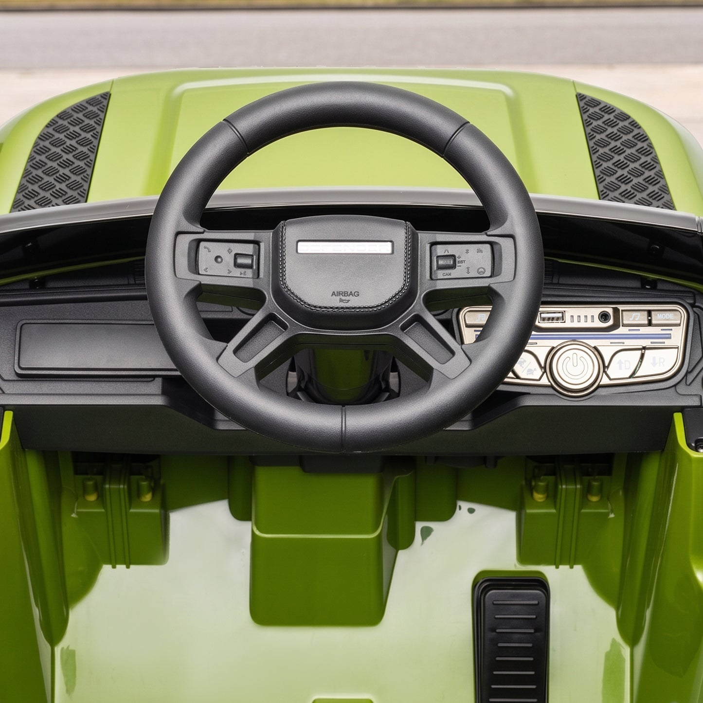 Land Rover Defender Licensed 12V Kids Ride on Car w/ Remote, Green