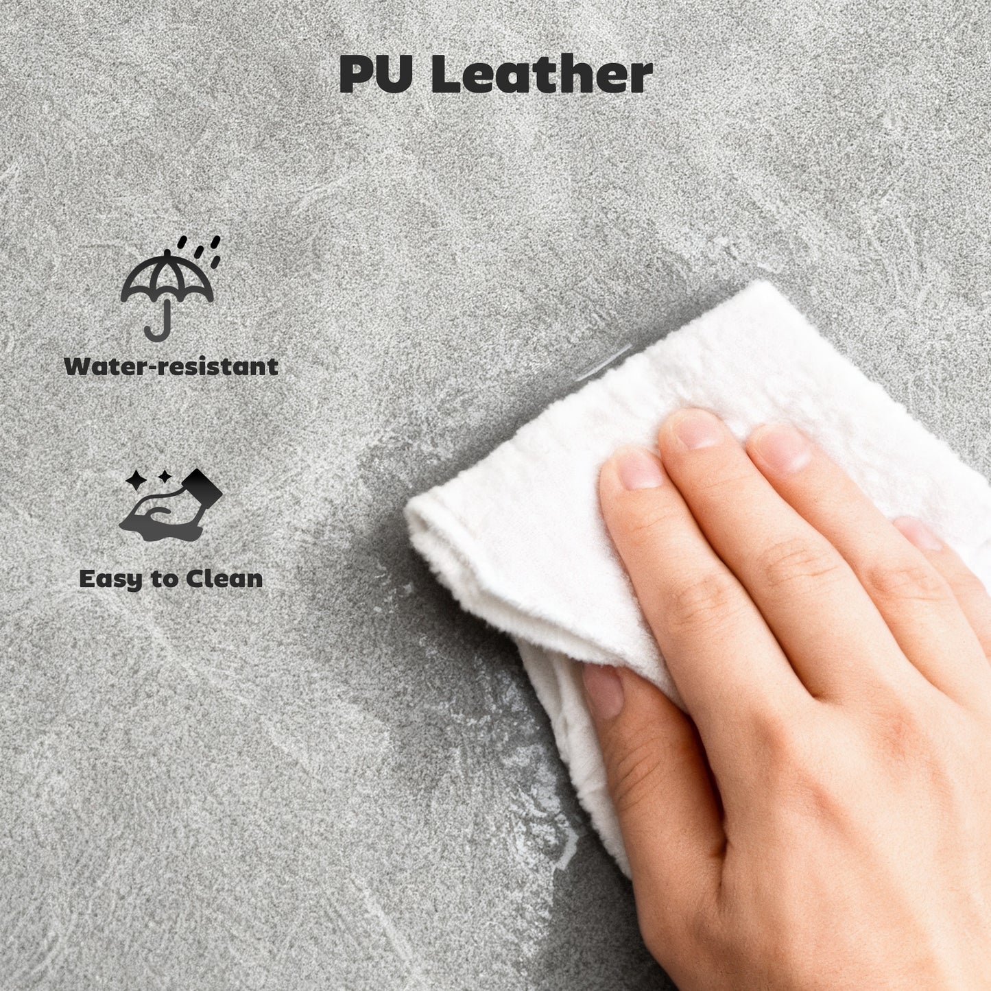 Bar Stools Set of 2, Dining Stools with Backrest, Footrest, Grey