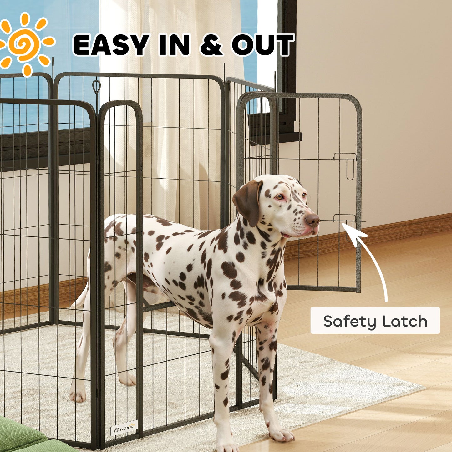 Dog Crate Furniture with Anti-Chew Resistant Mesh for XL Dogs