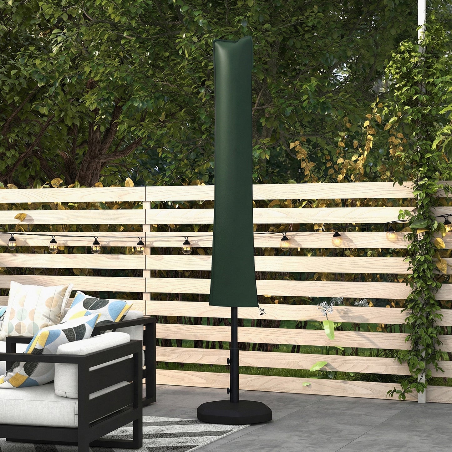 Parasol Cover, Patio Cantilever Cover, Banana Umbrella Cover, Green