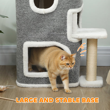 75 cm Cat Tree Cat Condo for Indoor Cats with Scratching Post