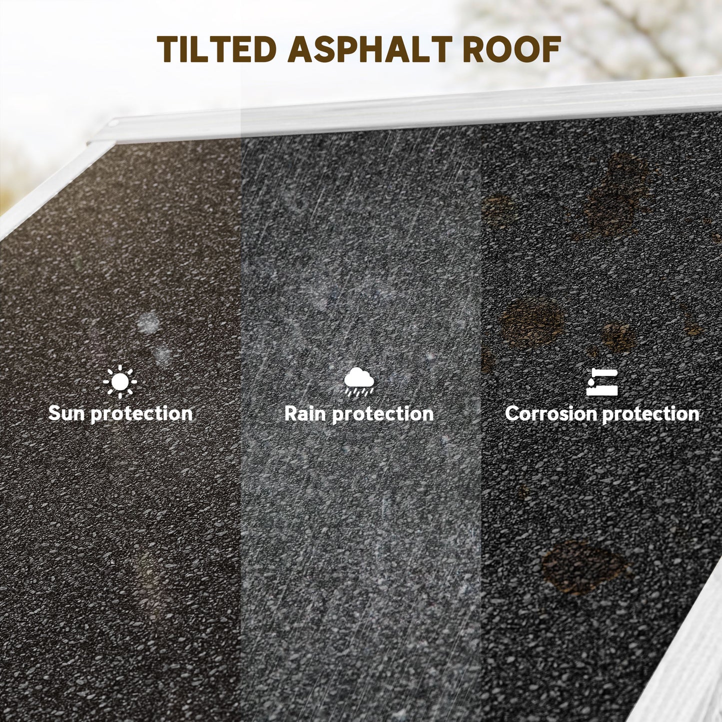 Wooden Garden Storage Shed Tool Storage Box, Light Grey