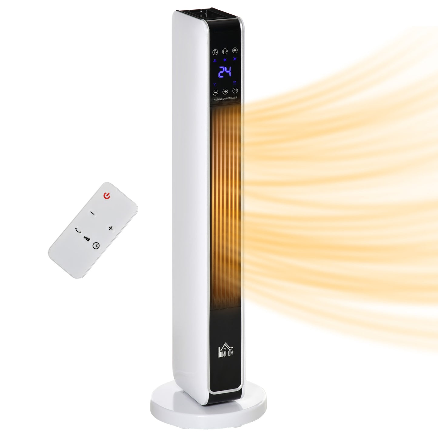 2200W Indoor Tower Space Heater with Timer Thermostat Oscillating