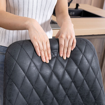 High Back Mesh Computer Desk Chair with Lumbar Support, Grey