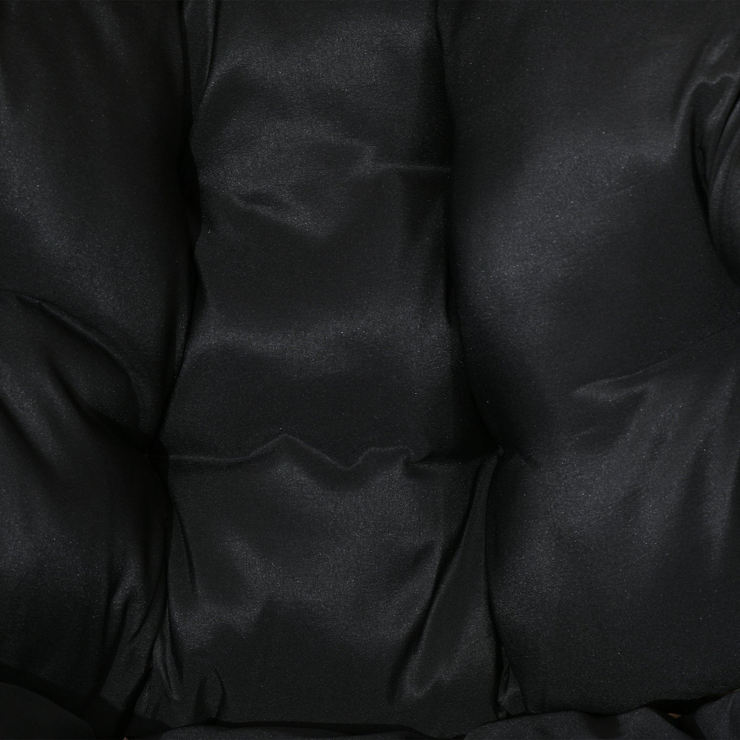 Rattan Leisure Chair w/ Cushion, Garden Egg Chair with Headrest, Sand