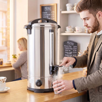 24L Catering Urn, 2500W Stainless Steel Tea Urn with Keep Warm