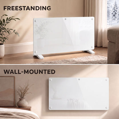 2000W Electric Space Heater Radiator Wifi Smart App, White