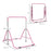 Kids Gymnastic Bar w/ Adjustable Height, Foldable Training Bar - Pink