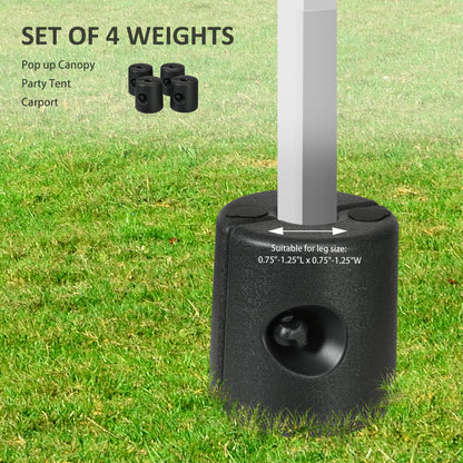 Gazebo Weights Set of 4 for Pop up Gazebo, 48KG