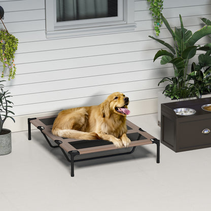 Elevated Dog Bed Cooling Raised Pet Cot for Indoor Outdoor Use, XX Large