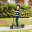 Kids Scooter Ride On Toy Height Adjustable For 7-14 Years, Black