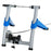 Steel 8-Level Indoor Stationary Bike Trainer Frame Bike Rack Exercises Blue