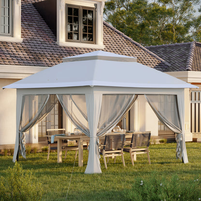 3.6 x 3.6m Pop-up Tent Gazebo Instant Canopy Steel w/ Bag