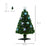 3FT Green Fiber Optic Full Lights Christmas Tree Multi LED Stars