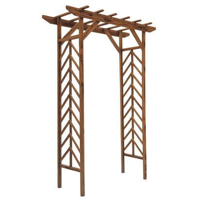 Wooden Garden Arbor, Arch Trellis for Climbing Vines