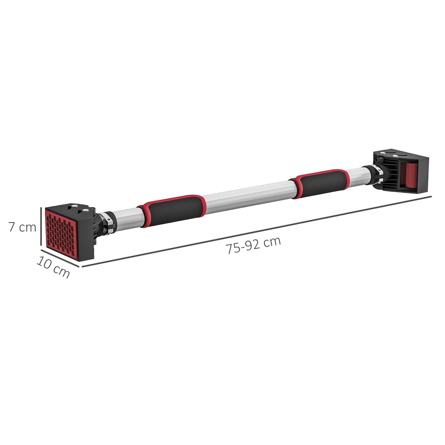 Pull Up Bar Doorway, No Screws Chin Up Bar, Adjustable Length (75-92cm) for Home Gym Workout, Max Load 200kg