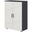 kleankin Bathroom Cabinet, Small Bathroom Storage Cabinet with 2-Doors Cupboard, 2 Adjustable Shelves and Soft Close Mechanism, Grey