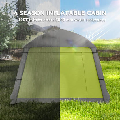 Inflatable Camping Tent, Easy Setup 2 Man Tent, Green