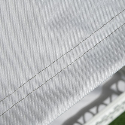 Dog Bed with Water-Resistant Sun Canopy, Elevated Dog Bed with Soft Cushion, for Indoors, Outdoors, Small, Medium Dogs