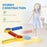 5pcs Kids Balance Beam, Balance Bridge with Non-slip Surface & Bottom, Stackable Stepping Stones for toddler, Strength Coordination Training