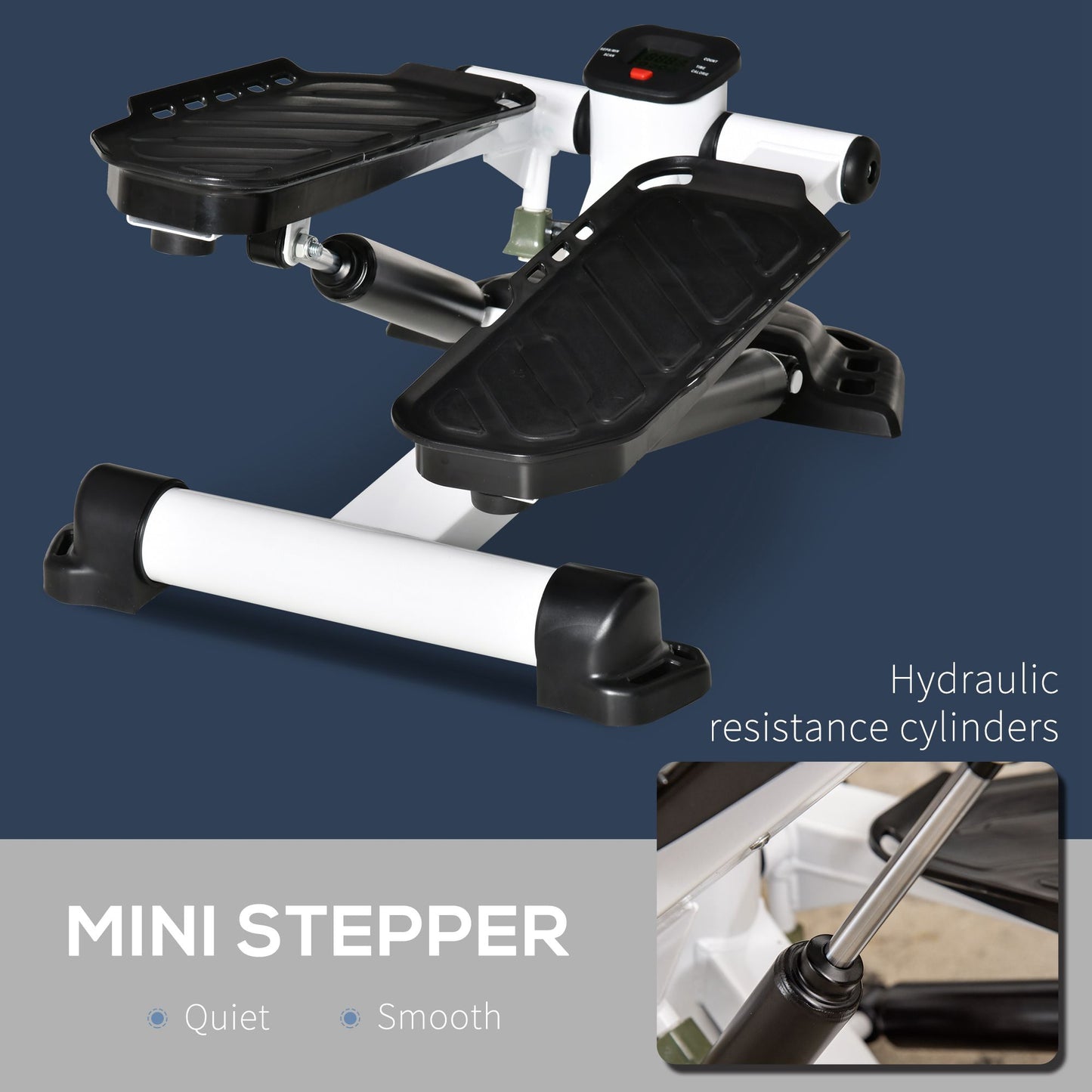 Portable Mini Stepper Step Machine for Home Gym Exercise Workout