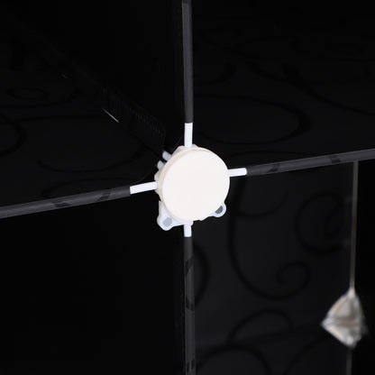 DIY Wardrobe Portable Interlocking Plastic Modular Closet Cube Organiser