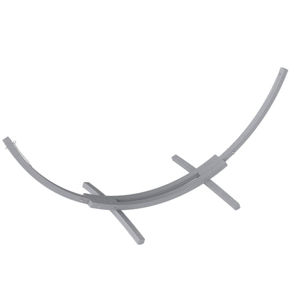 3(m) Wooden Hammock Stand for Garden, Patio, Grey