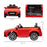 12V Battery Licensed Audi TT RS Ride-On Car w/ Remote, Headlight - Red